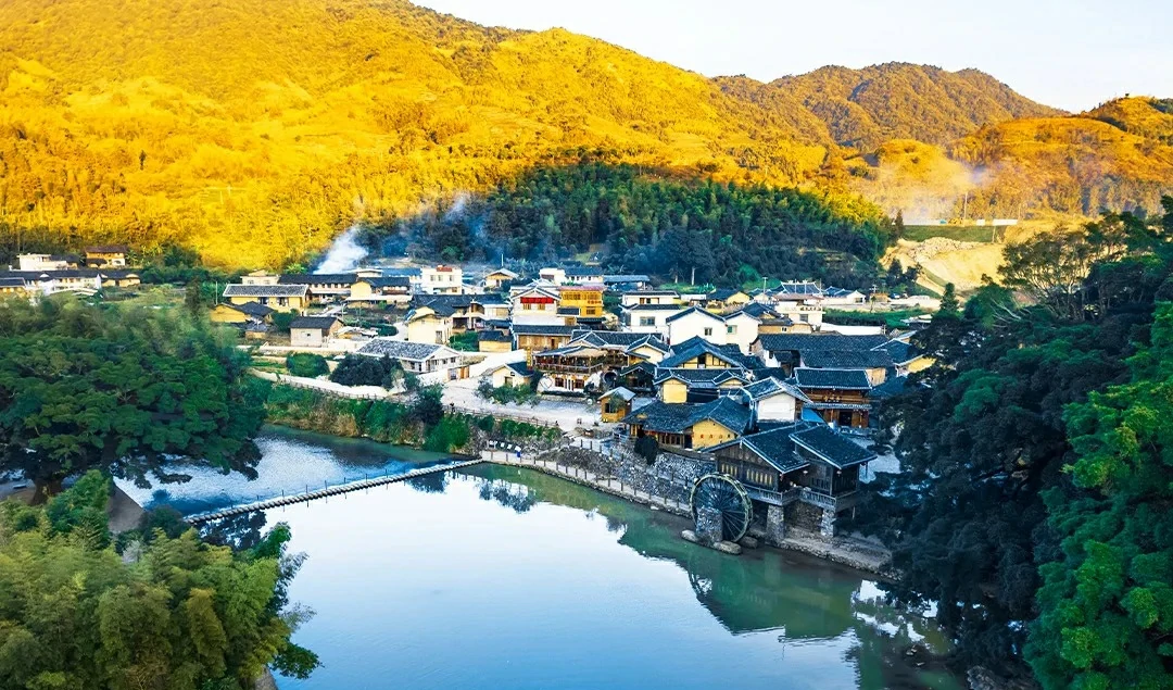福建土樓雲水謠古鎮景觀