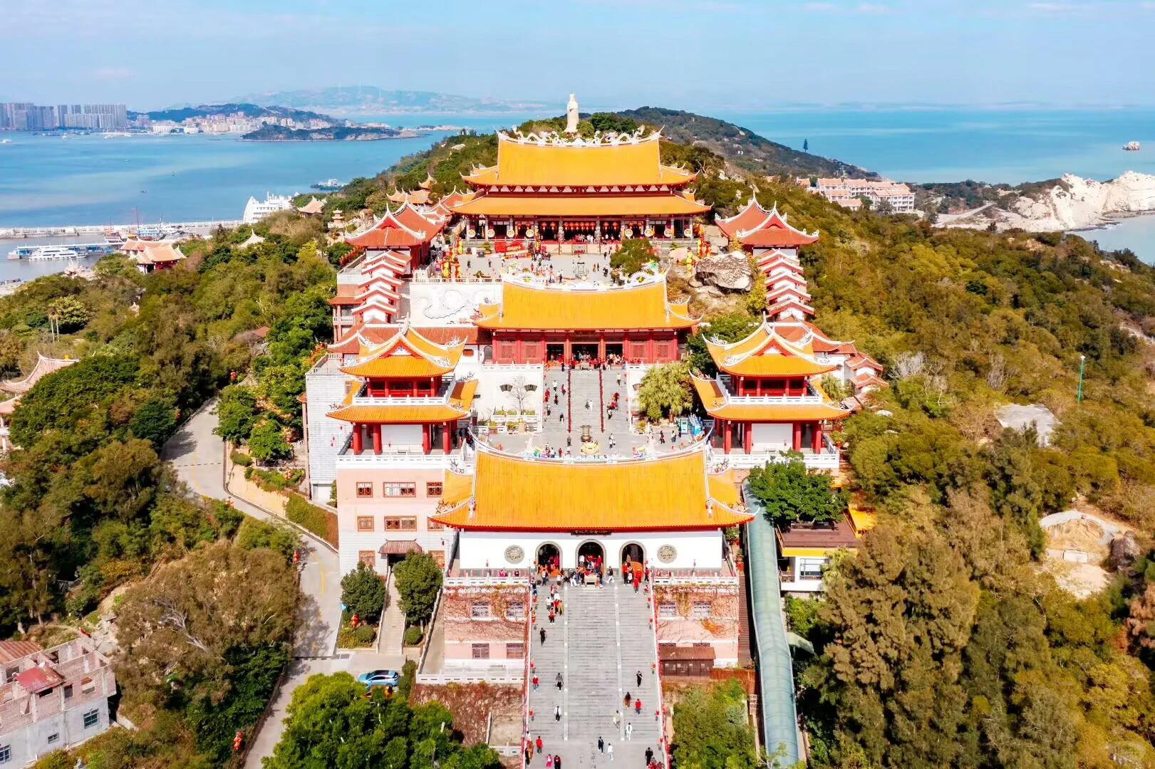 湄洲島媽祖廟建築與廣場